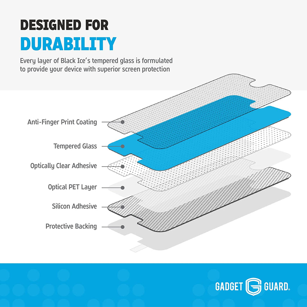 Premium Tempered Glass Screen Protector for iPhone 12 Pro Max - Includes $150 Guardplus Insurance, Ultimate Impact & Scratch Defense, Effortless Installation
