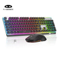 MAGEGEE TS97 Wireless Keyboard & Mouse Combo, RGB Backlit, ABS Shine-Though Keycaps, Silent Typing, Fully Compatible with Win/Macos System for Gaming / Office.
