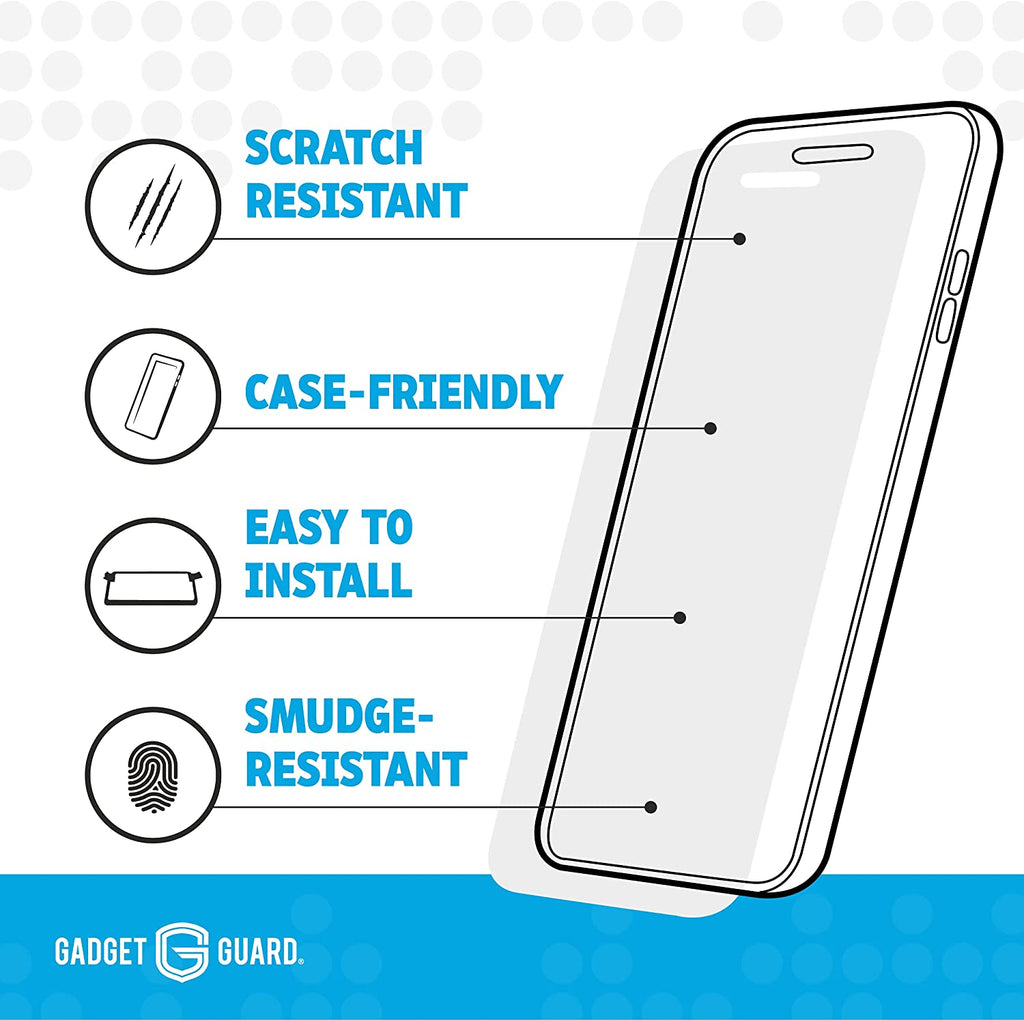 Premium Tempered Glass Screen Protector for iPhone 12 Pro Max - Includes $150 Guardplus Insurance, Ultimate Impact & Scratch Defense, Effortless Installation